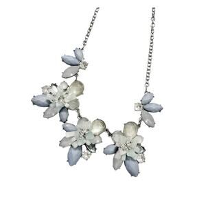 Blue Gem Necklace Costume Glittery frozen style ice Elsa winter queen glamour